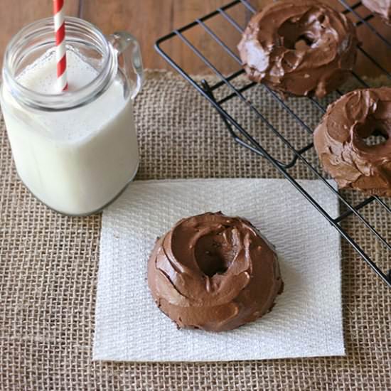 Triple Chocolate Doughnuts