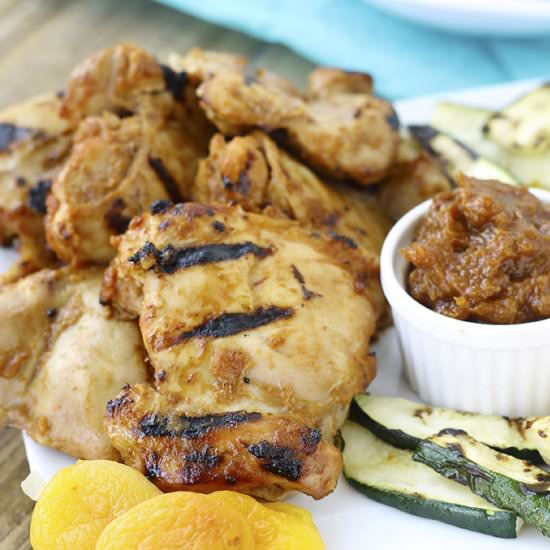 Apricot Barbecue Chicken