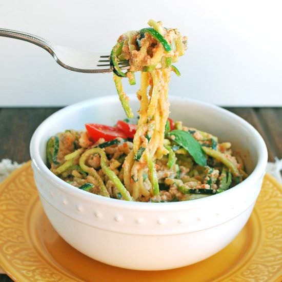 Creamy (Vegan) Red Pepper Alfredo