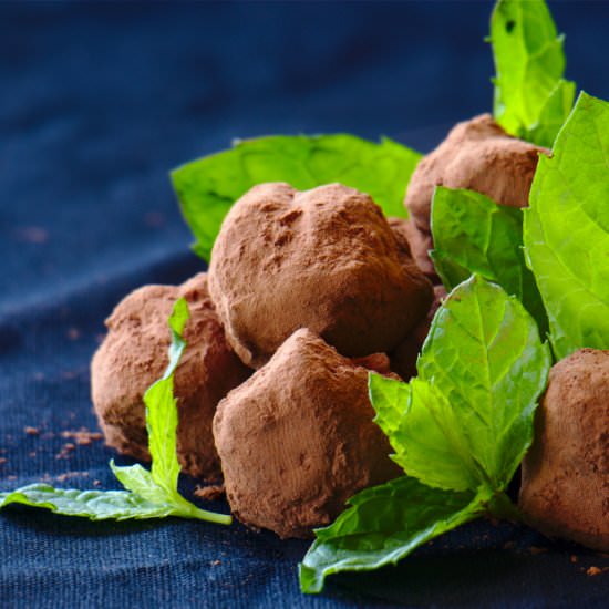 Mint and Chocolate Truffles