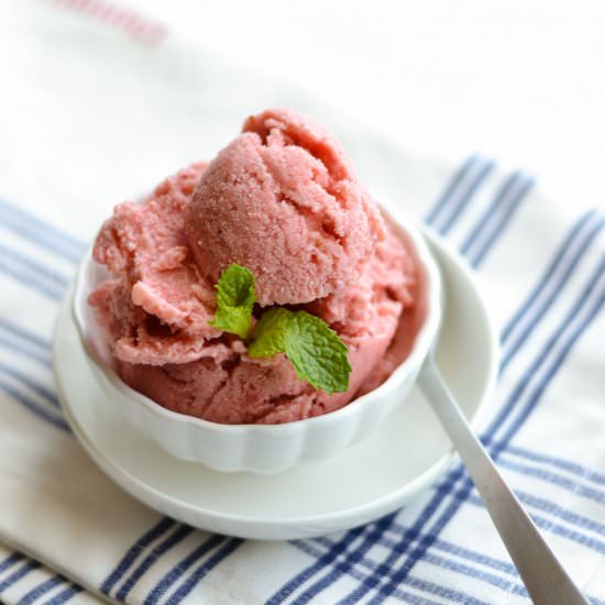 Strawberry Frozen Yogurt