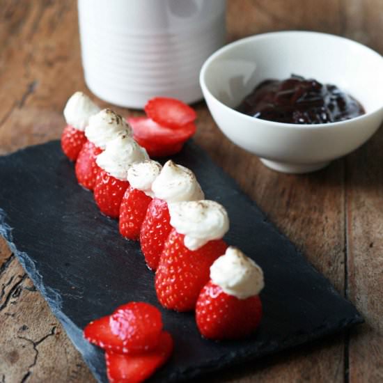 Strawberry meringue