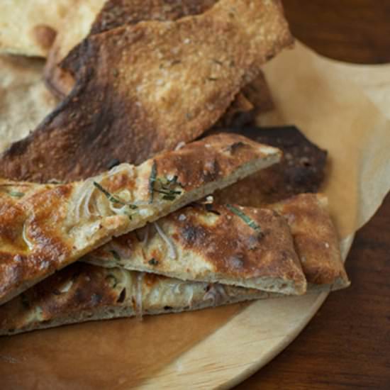 Homemade Yeasted Flatbread