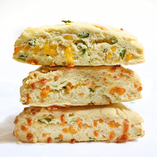 Cheddar Scallion Scones