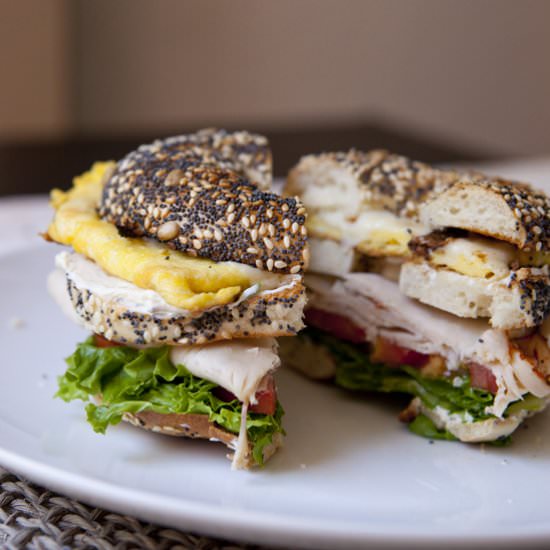Bagel Club Sandwich