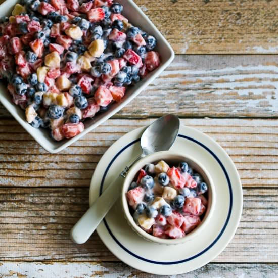 Red, White, and Blueberry Salad
