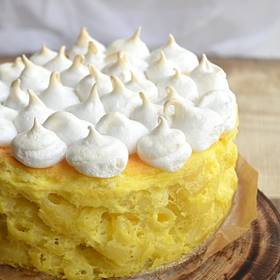 Pasta pudding