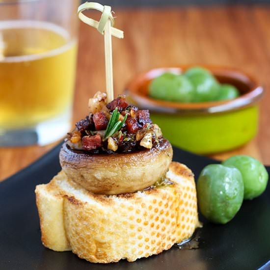 Chorizo Stuffed Mushrooms
