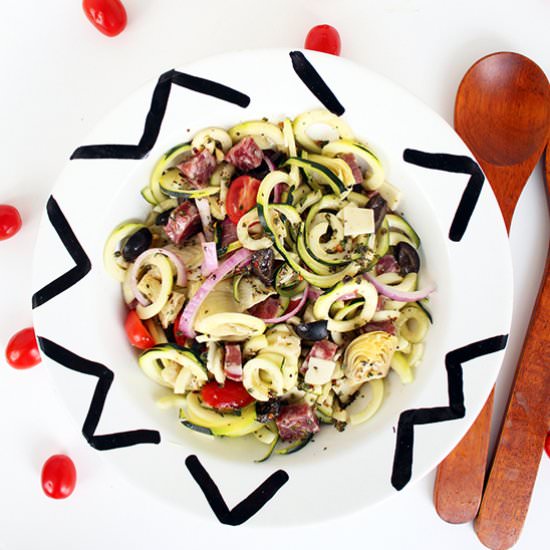 Italian Zucchini Pasta Salad