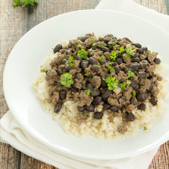 Spicy Ground Beef and Beans