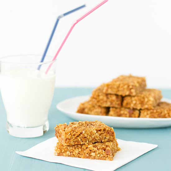 Caramel oat bars