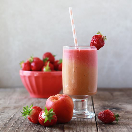 Strawberry Apricot Sunrise Smoothie