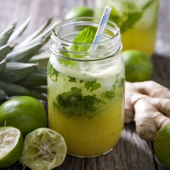 Pineapple Ginger Mojito