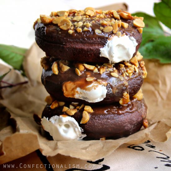 Rocky Road Doughnuts