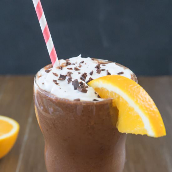 Orange Mocha Frappuccino!