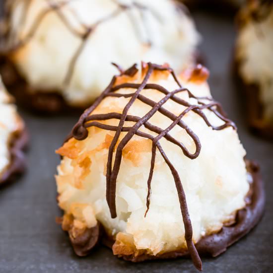 Almond Joy Coconut Macaroons
