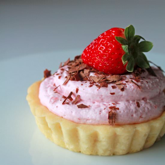 Chocolate Strawberry Mousse Tarlets