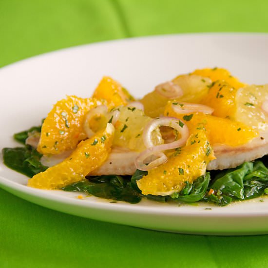 Steamed Tilapia with Citrus Salsa