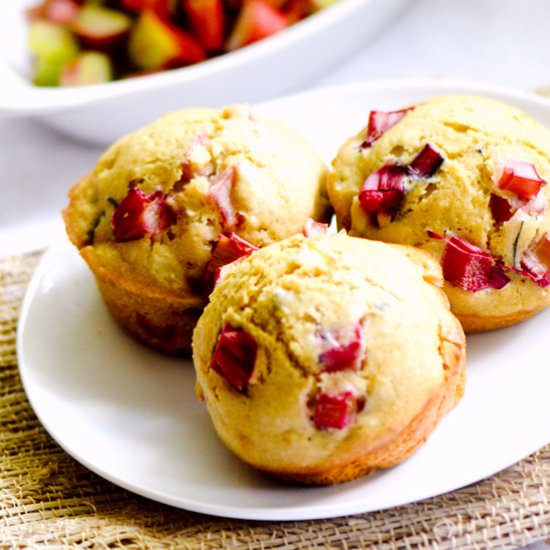 Rhubarb Muffins