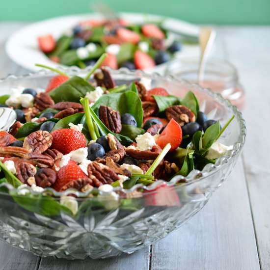 Summer Berry Salad & Poppyseed Drsg