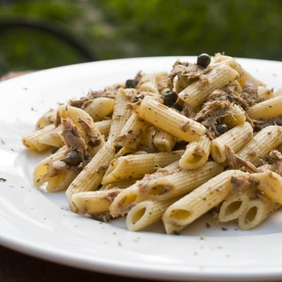 Penne with Tuna and Capers