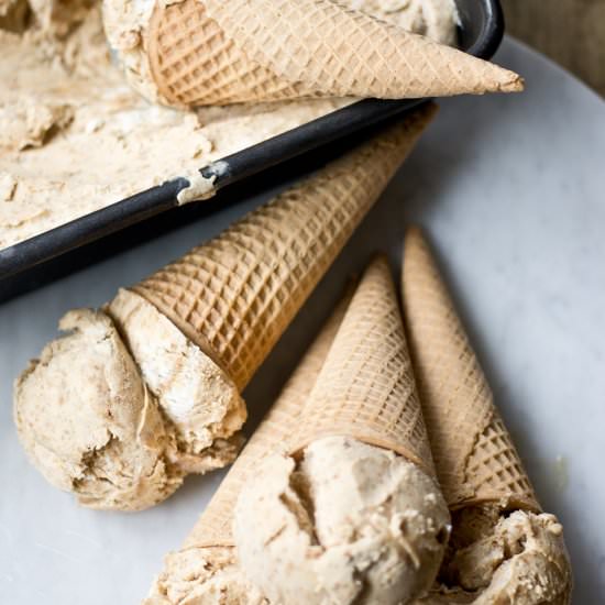 No-Churn Cookie Butter Ice Cream