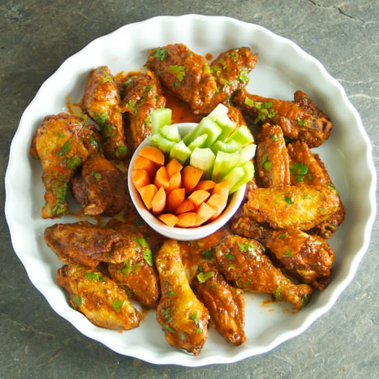 Spicy Sriracha Chicken Wings