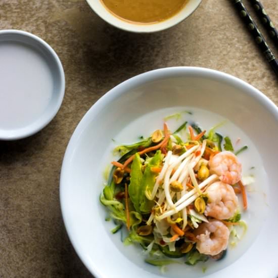 Spring Roll Zucchini Noodle Bowls