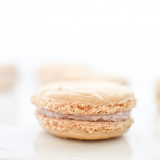 Raspberry Mascarpone Macarons