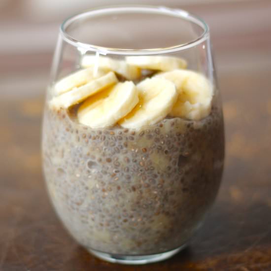 Banana Chia Seed Pudding