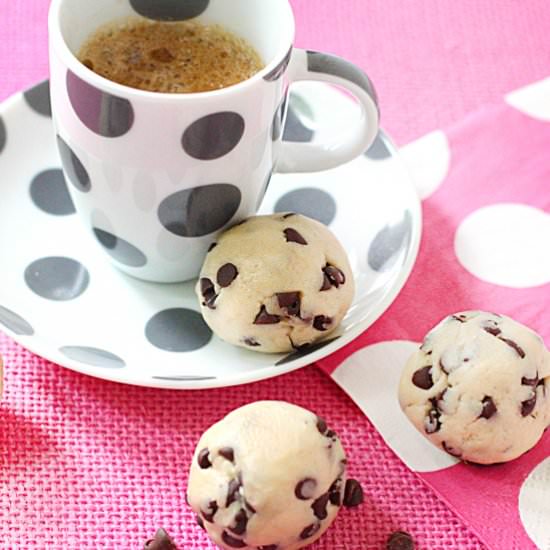 Espresso Cookie Dough Truffles
