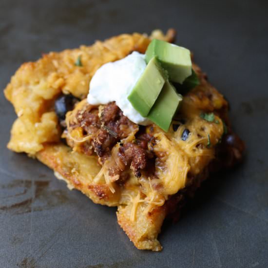 Cheesy Tamale Pie