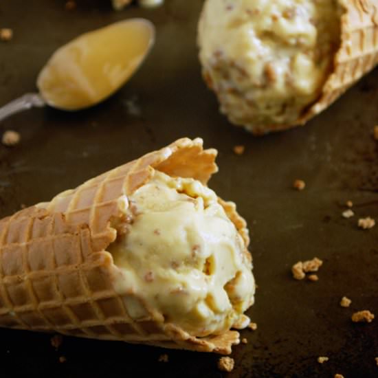 Brown Sugar Grape Nut Ice Cream