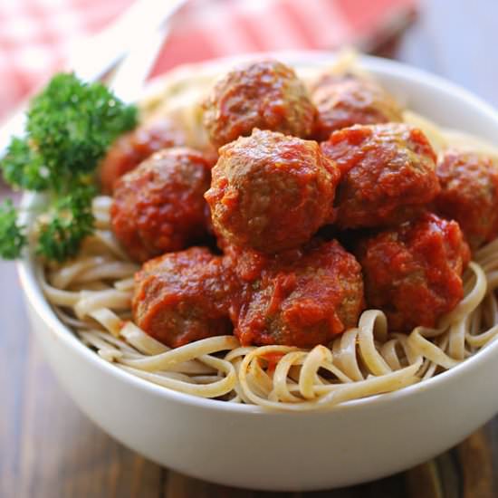 Easy Spaghetti and Meatballs