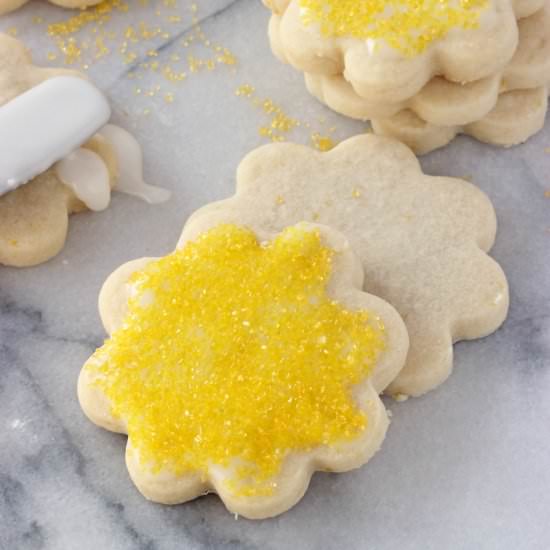 Lemon Shortbread Cookies