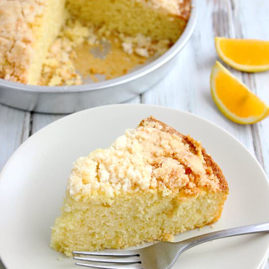 Orange Streusel Coffee Cake