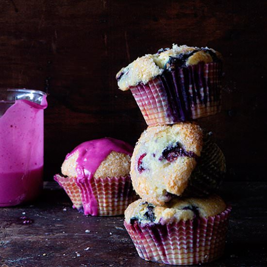 Easiest Blueberry Muffin