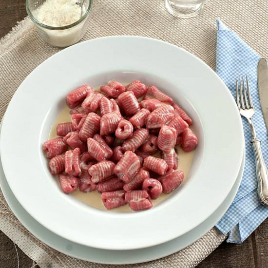 Beetroot and Ricotta Gnocchi
