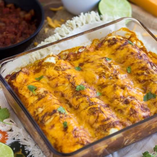 Healthy Chicken Enchiladas