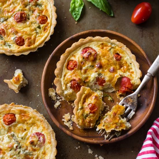 Tomato Basil Tarts