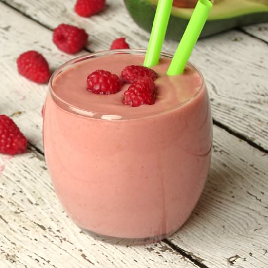 Peanut Butter Raspberry Smoothie