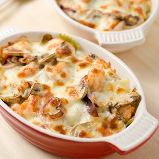 Baked Seafood Pasta