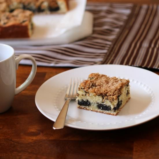 Poppy Seed Coffee Cake