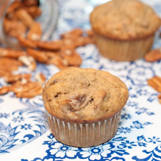 Banana Pecan Muffins