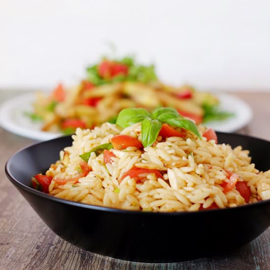 Orzo-Salad “Caprese”