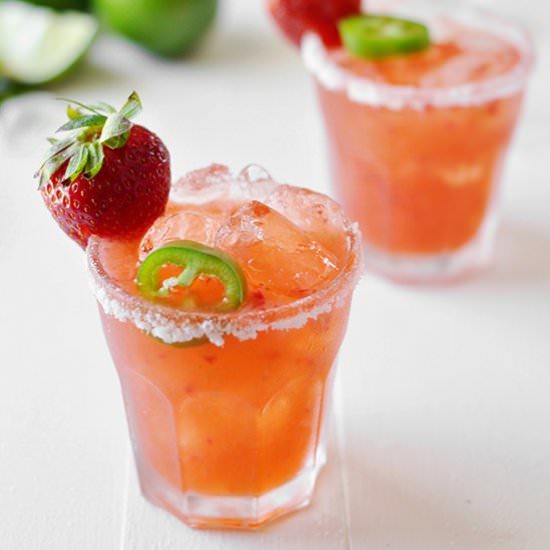 Strawberry Jalapeño Margarita