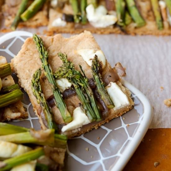 Asparagus & Goat Cheese Tart