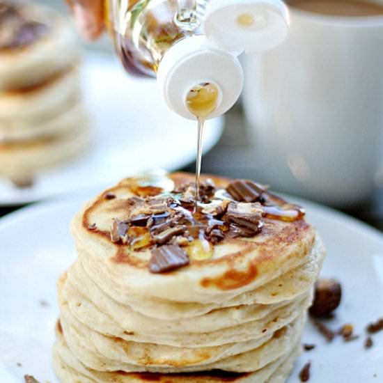Reese’s Peanut Butter Cup Pancakes