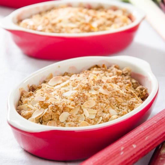 Rhubarb Crumble