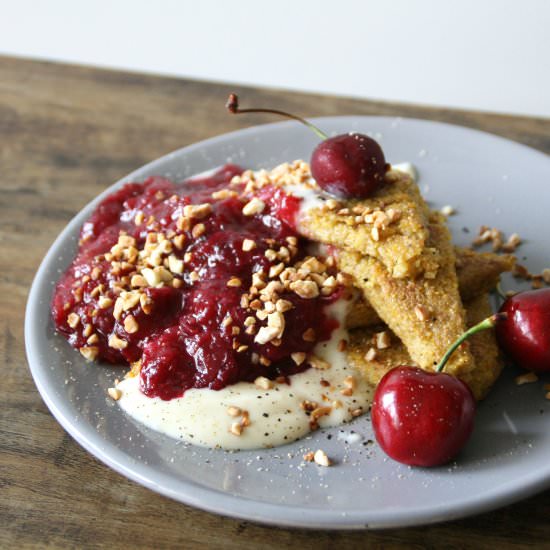 Sweet Polenta Tower